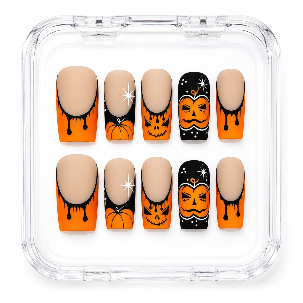 Press-on Nails Wholesale $9.90 Spooky Glow by Yabe Vietnam