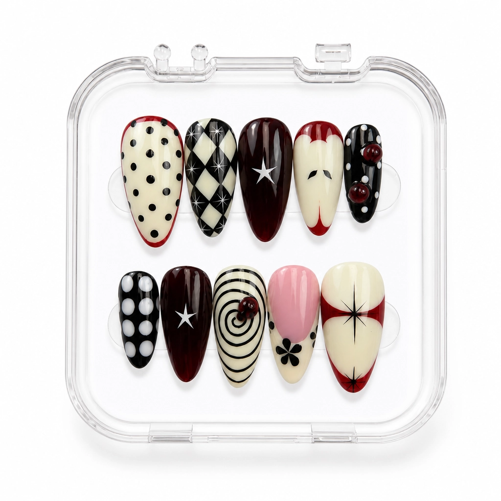 Press-on Nails Wholesale $9.90 Carnival Nightfall by Yabe Vietnam