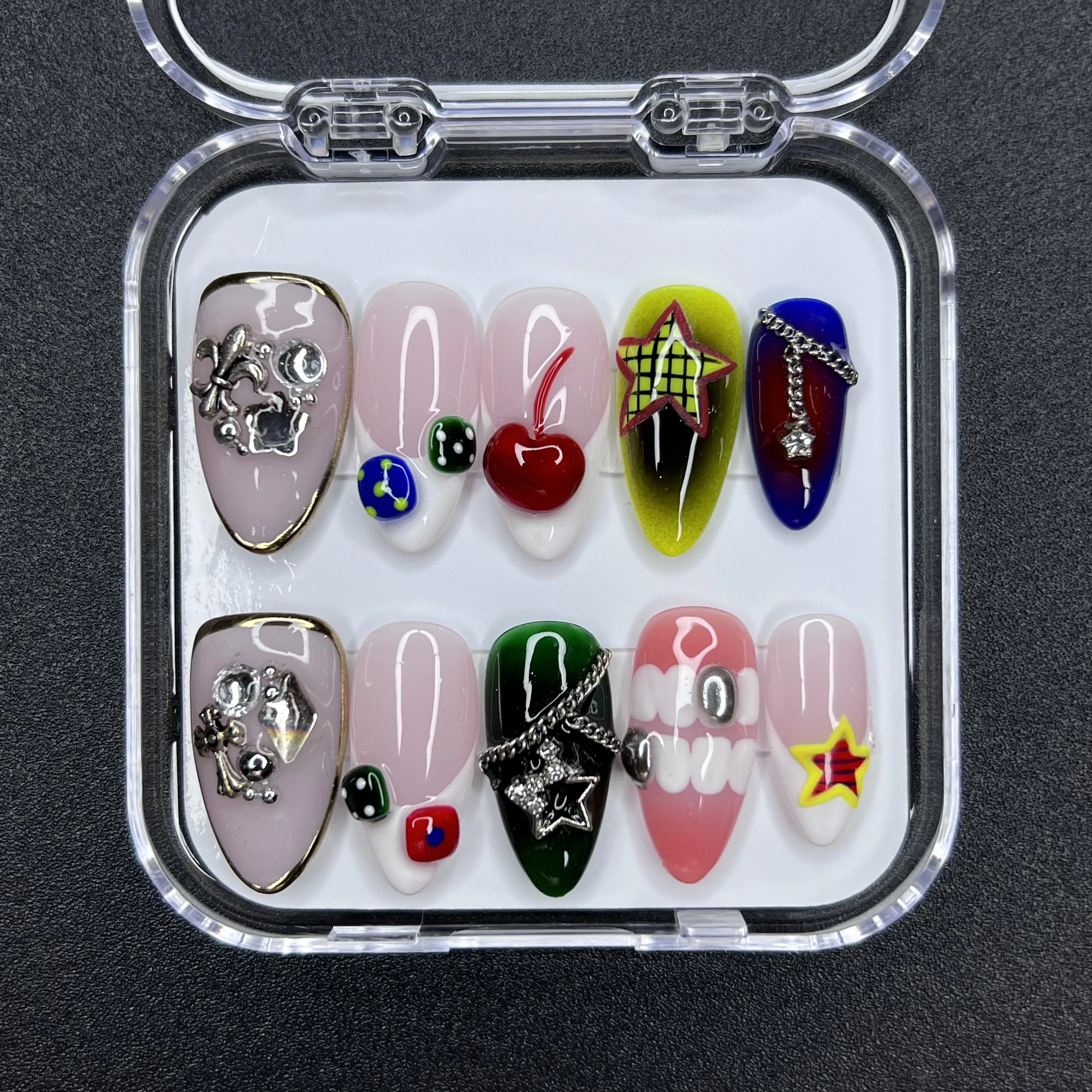 Press-on Nails Wholesale $9.90 Celestial Glam by Yabe Vietnam