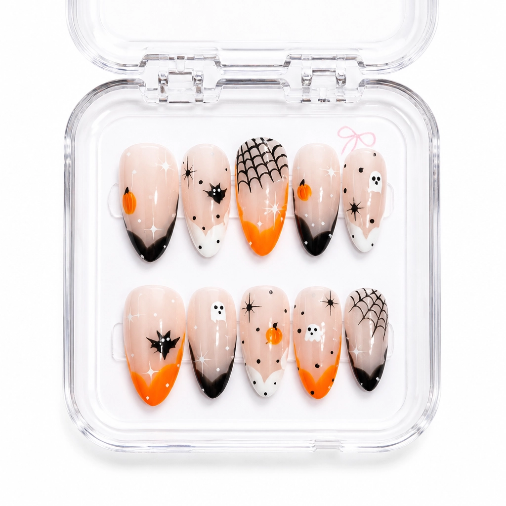 Press-on Nails Wholesale $9.90 Autumn Flame by Yabe Vietnam