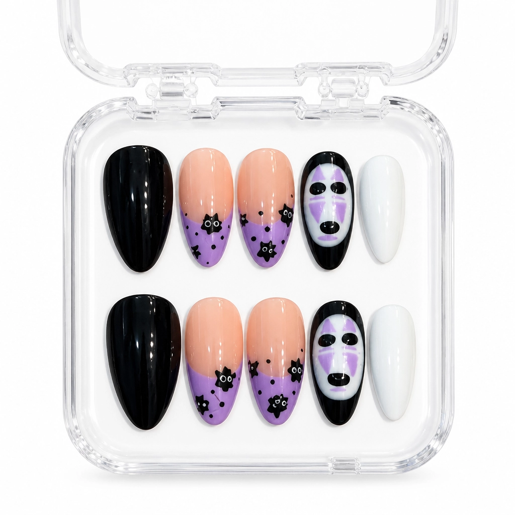 Press-on Nails Wholesale $9.90 Mystic Noir by Yabe Vietnam