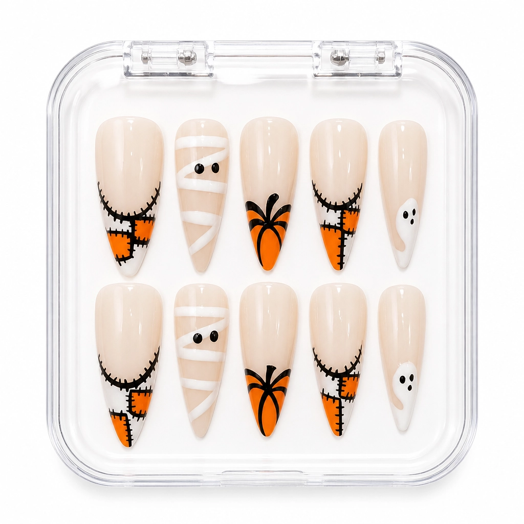 Press-on Nails Wholesale $9.90 Spooky Elegance by Yabe Vietnam