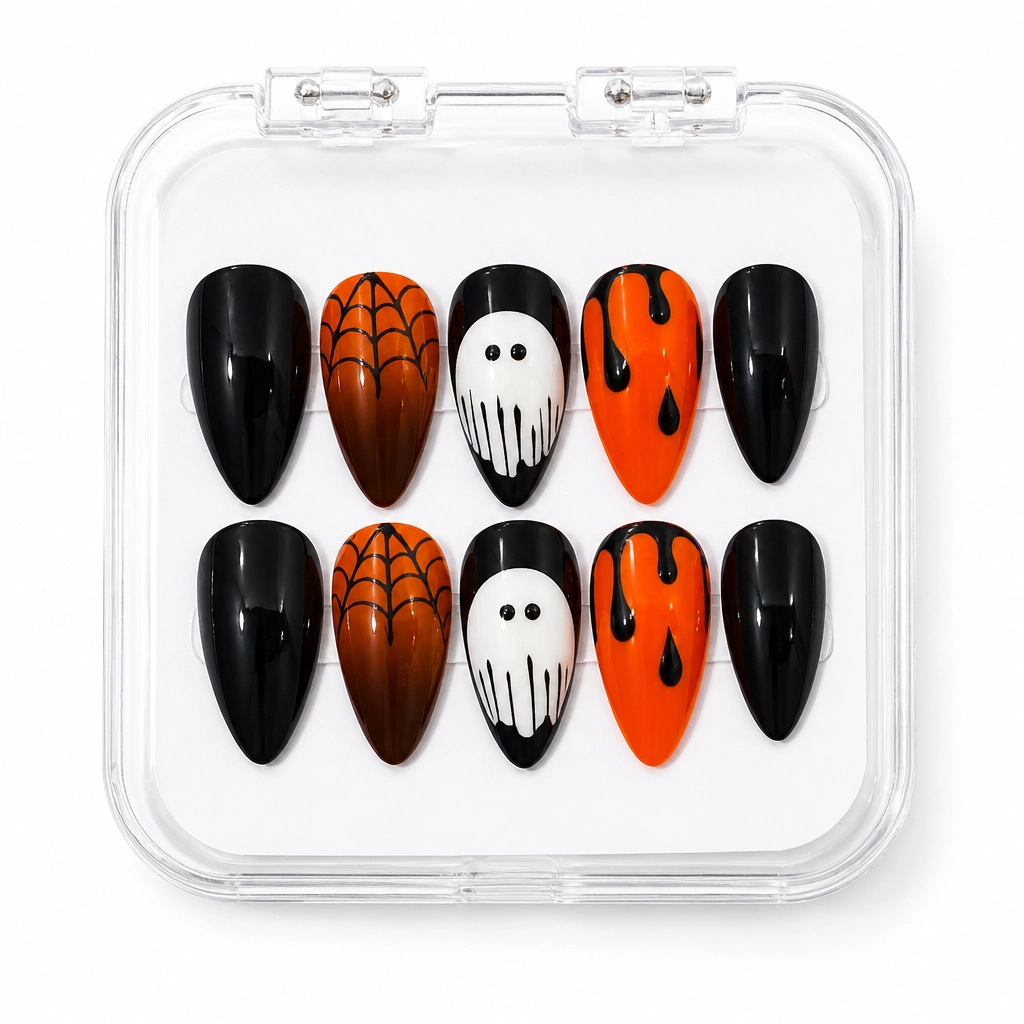Press-on Nails Wholesale $9.90 Geometric Autumn by Yabe Vietnam
