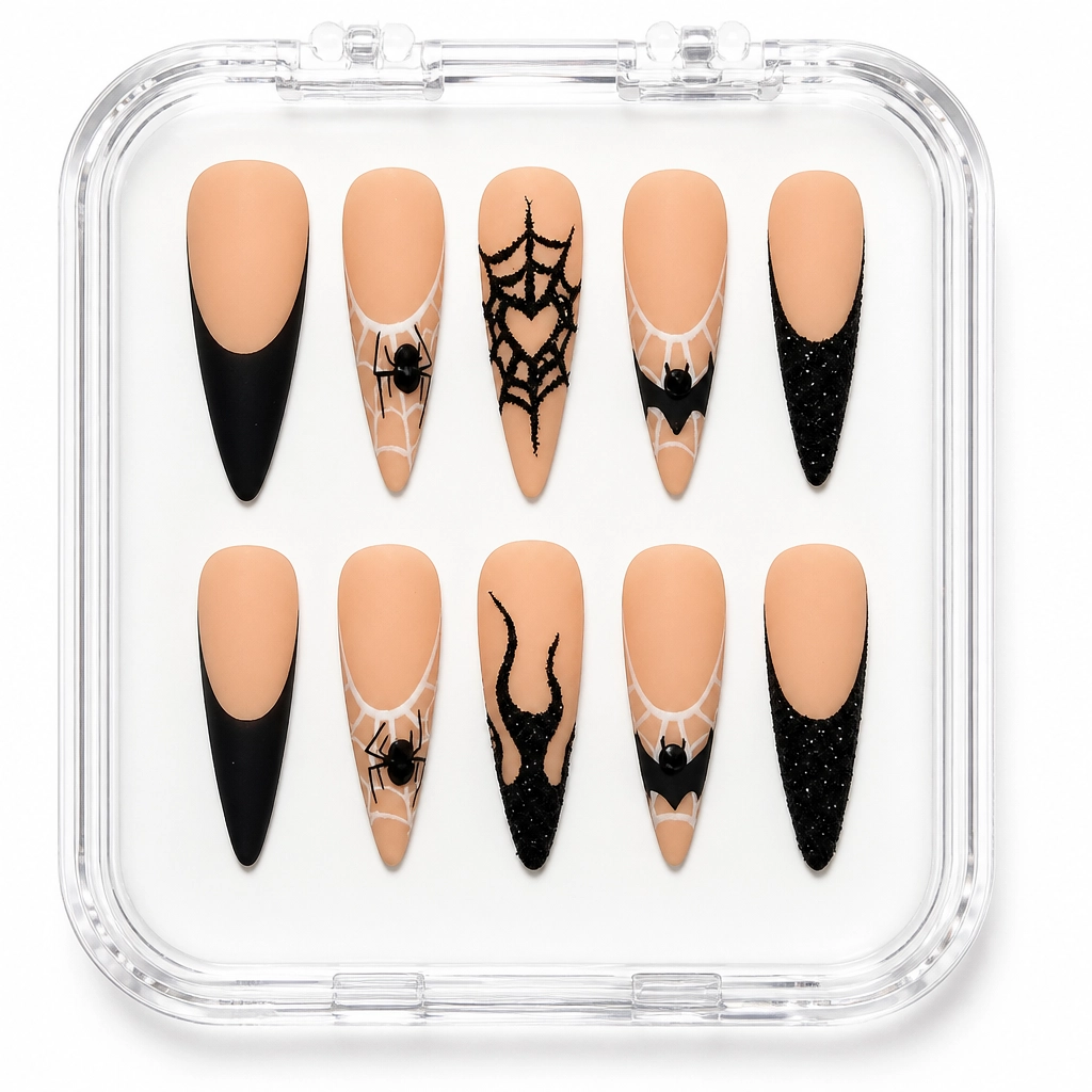 Press-on Nails Wholesale $9.90 Midnight Elegance by Yabe Vietnam