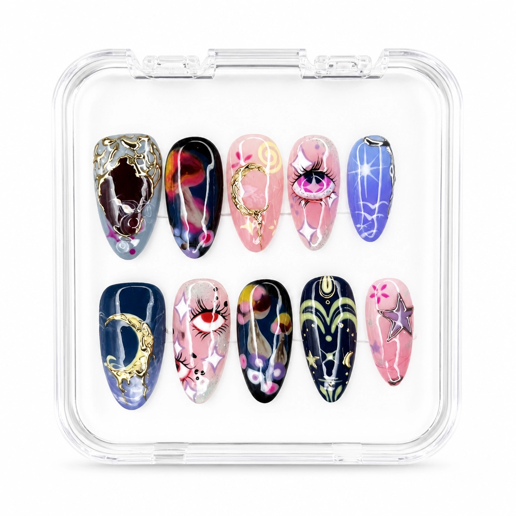 Press-on Nails Wholesale $9.90 Celestial Bloom by Yabe Vietnam