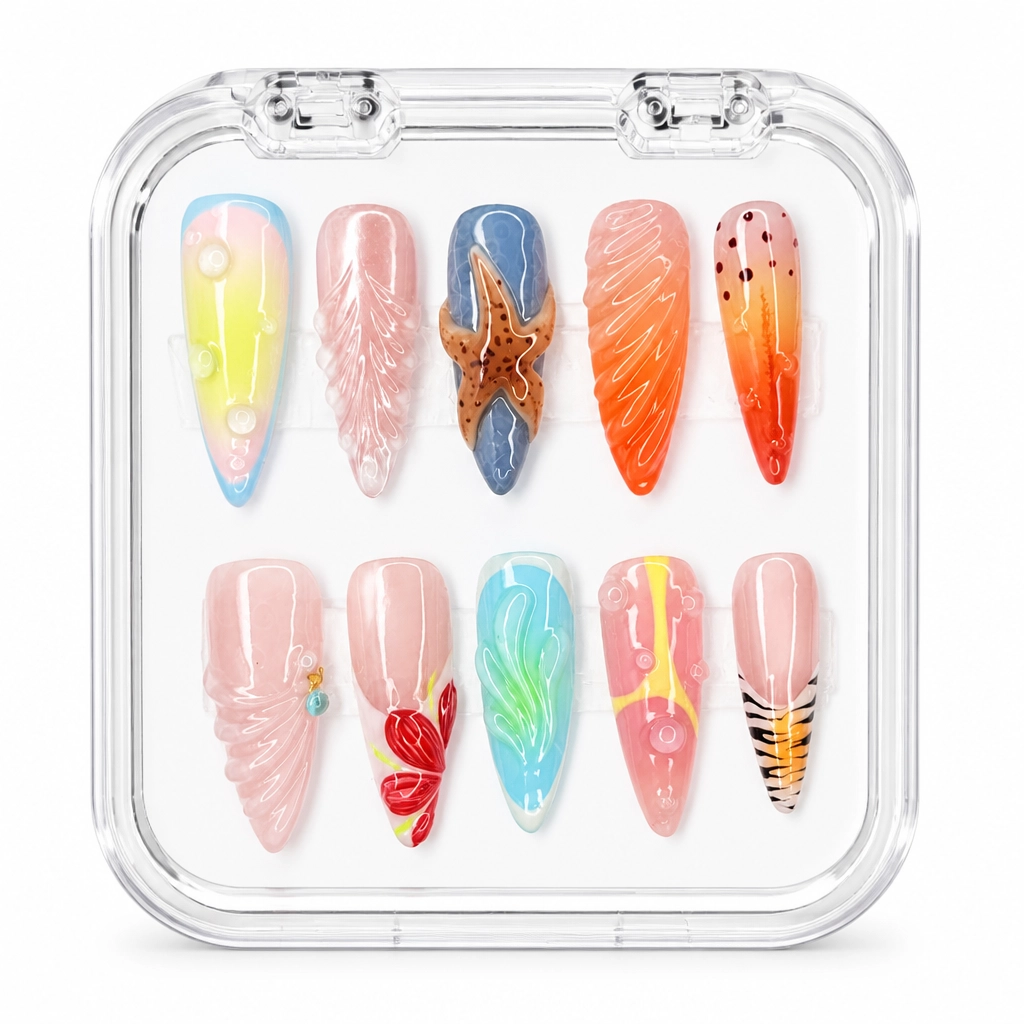 Press-on Nails Wholesale $9.90 Ethereal Wings by Yabe Vietnam