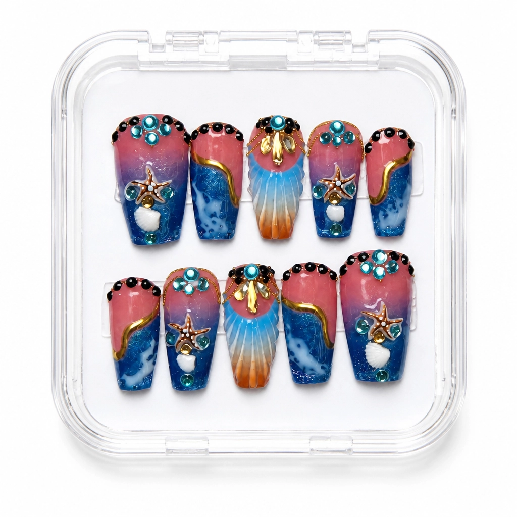 Press-on Nails Wholesale $9.90 Celestial Luxe by Yabe Vietnam