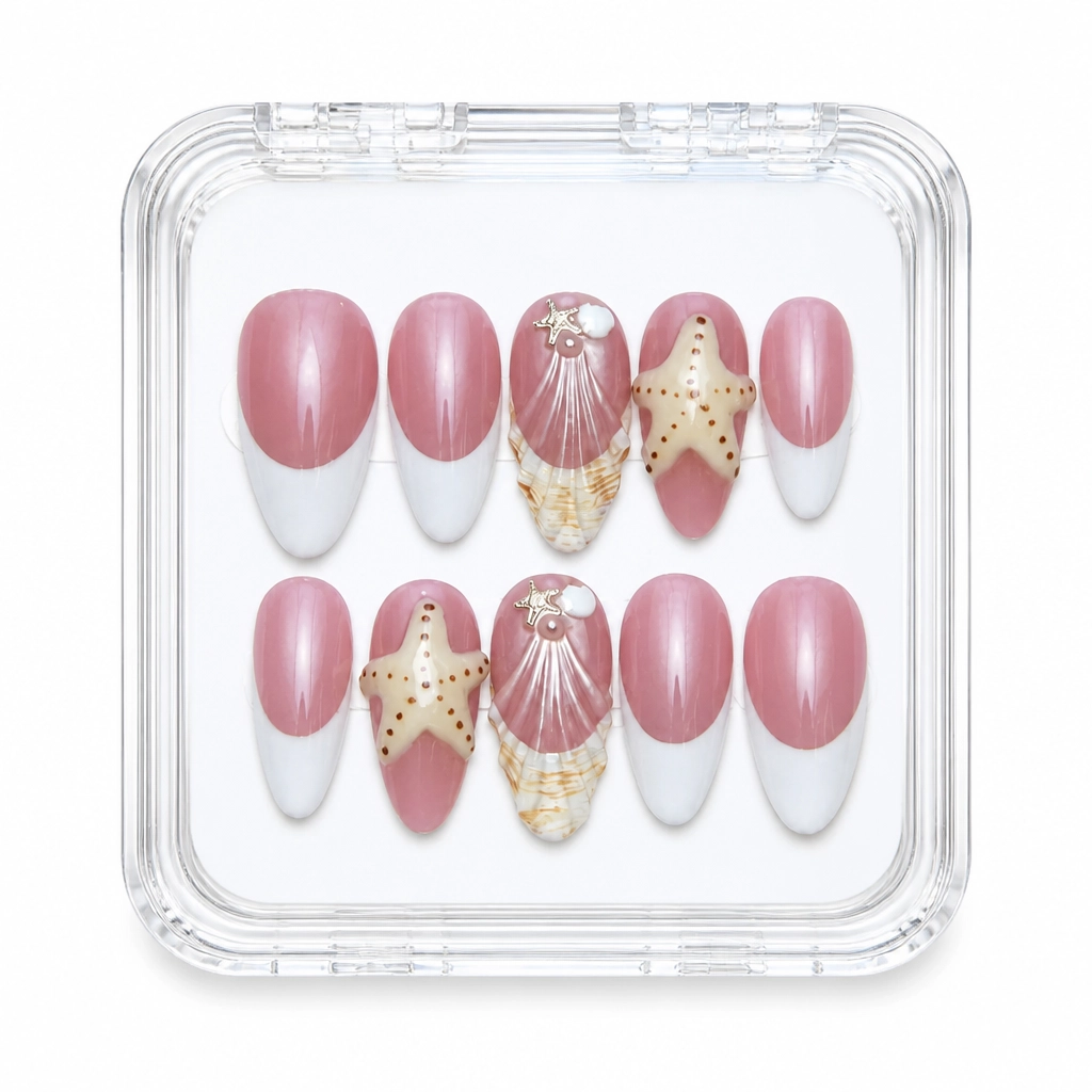 Press-on Nails Wholesale $9.90 Mauve Shell Luxe by Yabe Vietnam