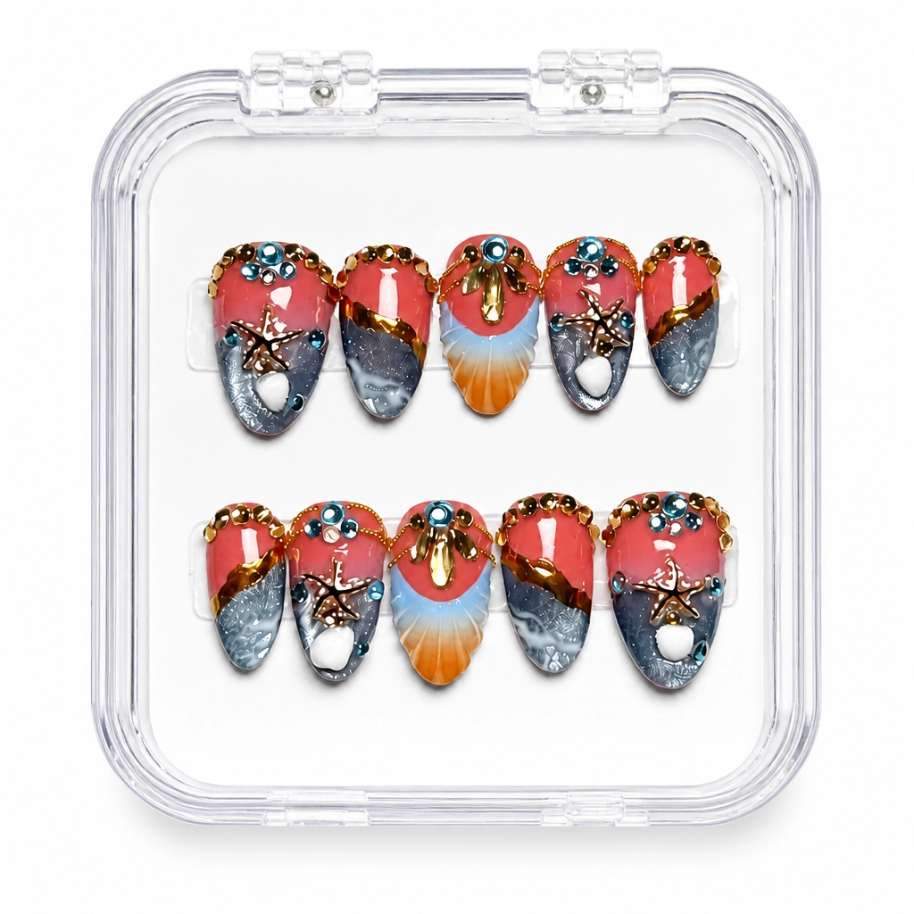 Press-on Nails Wholesale $9.90 Celestial Glow by Yabe Vietnam