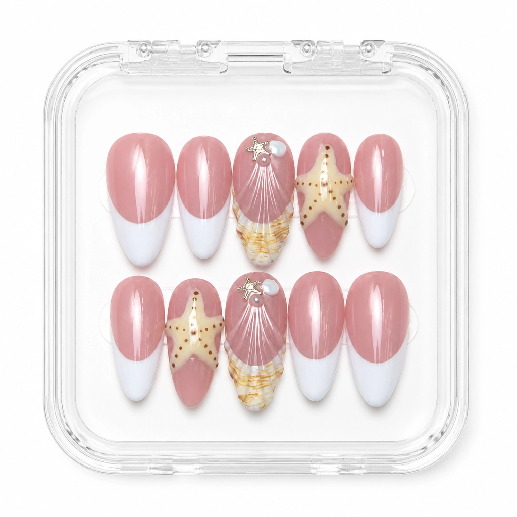 Press-on Nails Wholesale $9.90 Velvet Rose Elegance by Yabe Vietnam