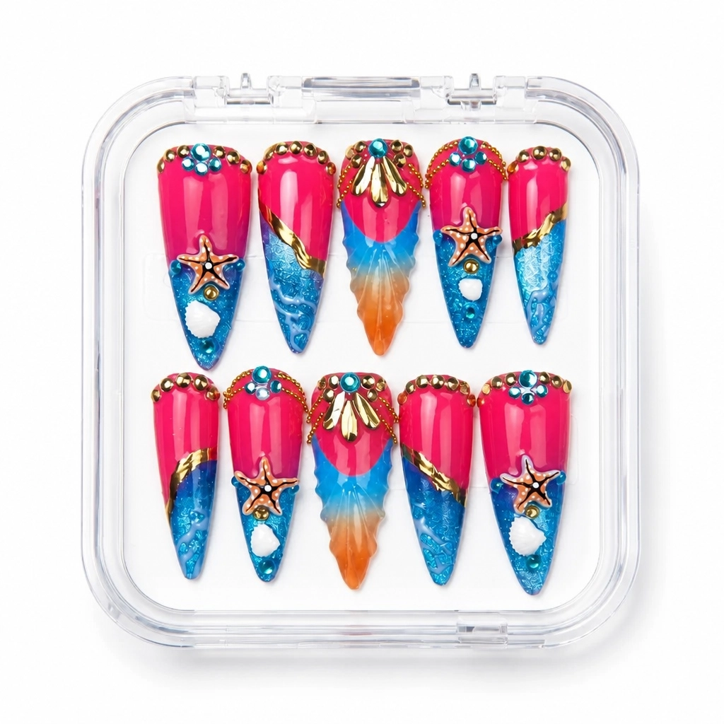 Press-on Nails Wholesale $9.90 Celestial Starlight by Yabe Vietnam