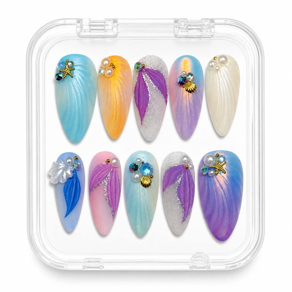 Press-on Nails Wholesale $9.90 Celestial Allure by Yabe Vietnam