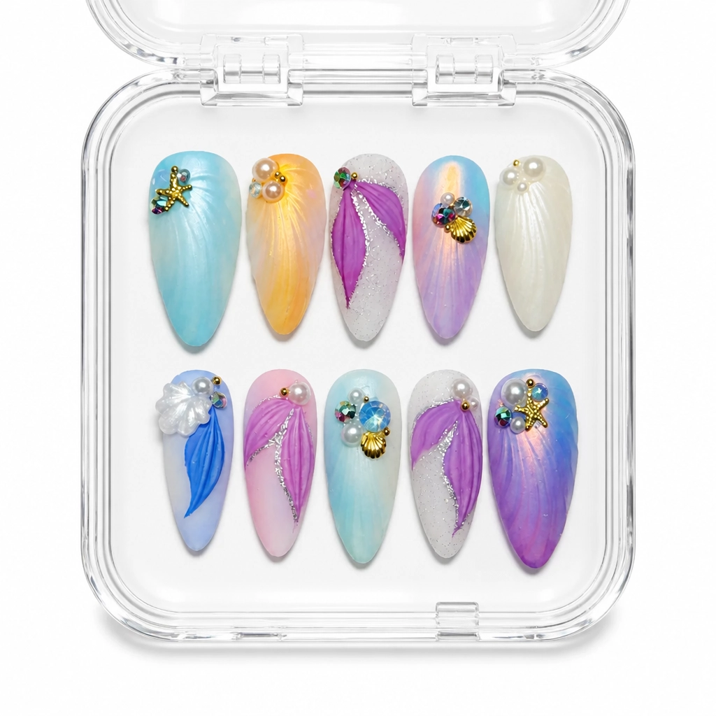 Press-on Nails Wholesale $9.90 Celestial Gradient Luxe by Yabe Vietnam