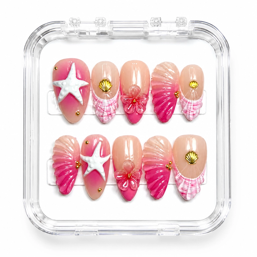 Press-on Nails Wholesale $9.90 Celestial Blush by Yabe Vietnam