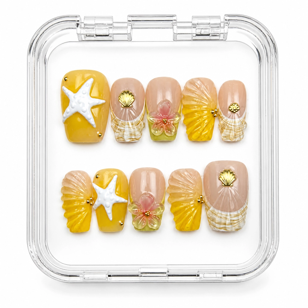 Press-on Nails Wholesale $9.90 Oceanic Luxe by Yabe Vietnam