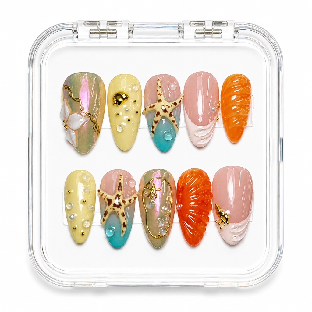 Press-on Nails Wholesale $9.90 Autumn Radiance by Yabe Vietnam