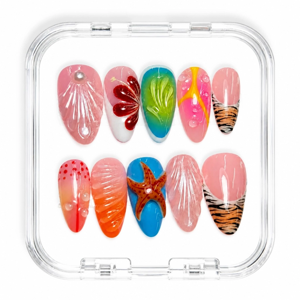 Press-on Nails Wholesale $9.90 Crimson Velvet by Yabe Vietnam
