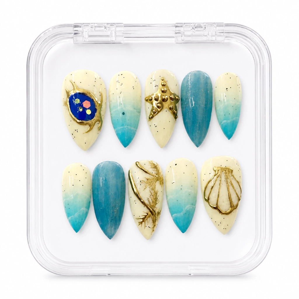 Press-on Nails Wholesale $9.90 Celestial Chic by Yabe Vietnam