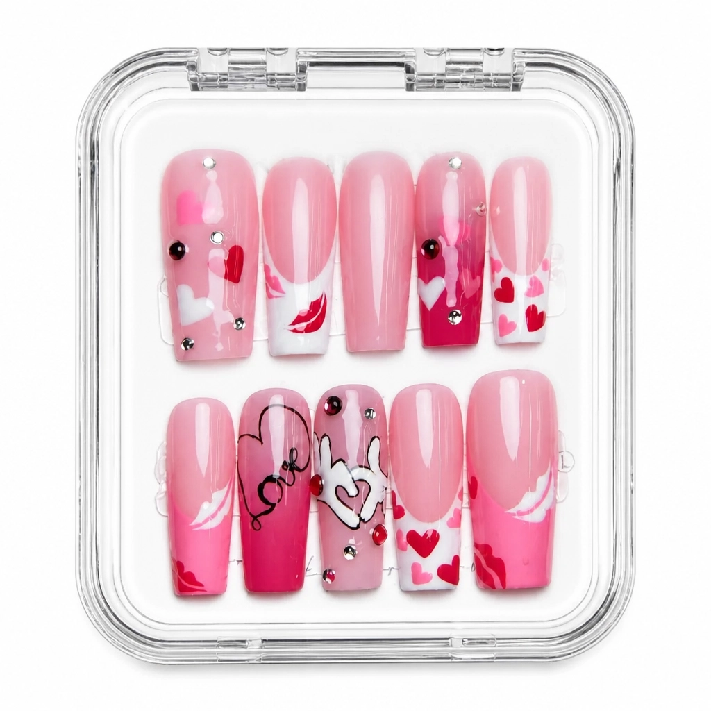 Press-on Nails Wholesale $9.90 Romantic Allure by Yabe Vietnam