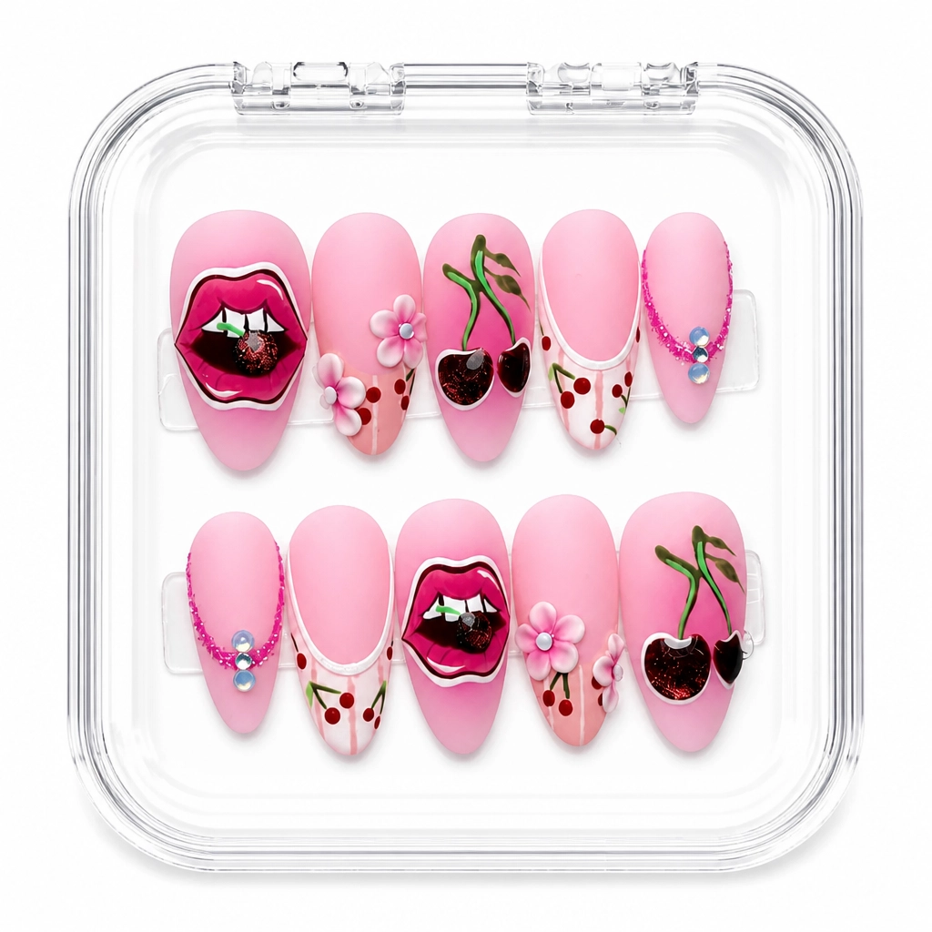 Press-on Nails Wholesale $9.90 Chic Blossom Luxe by Yabe Vietnam