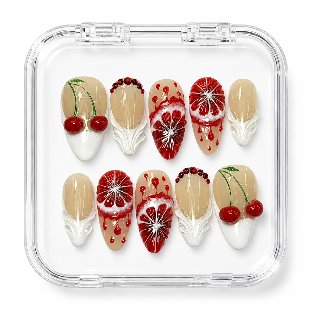 Press-on Nails Wholesale $9.90 Floral Luxe by Yabe Vietnam