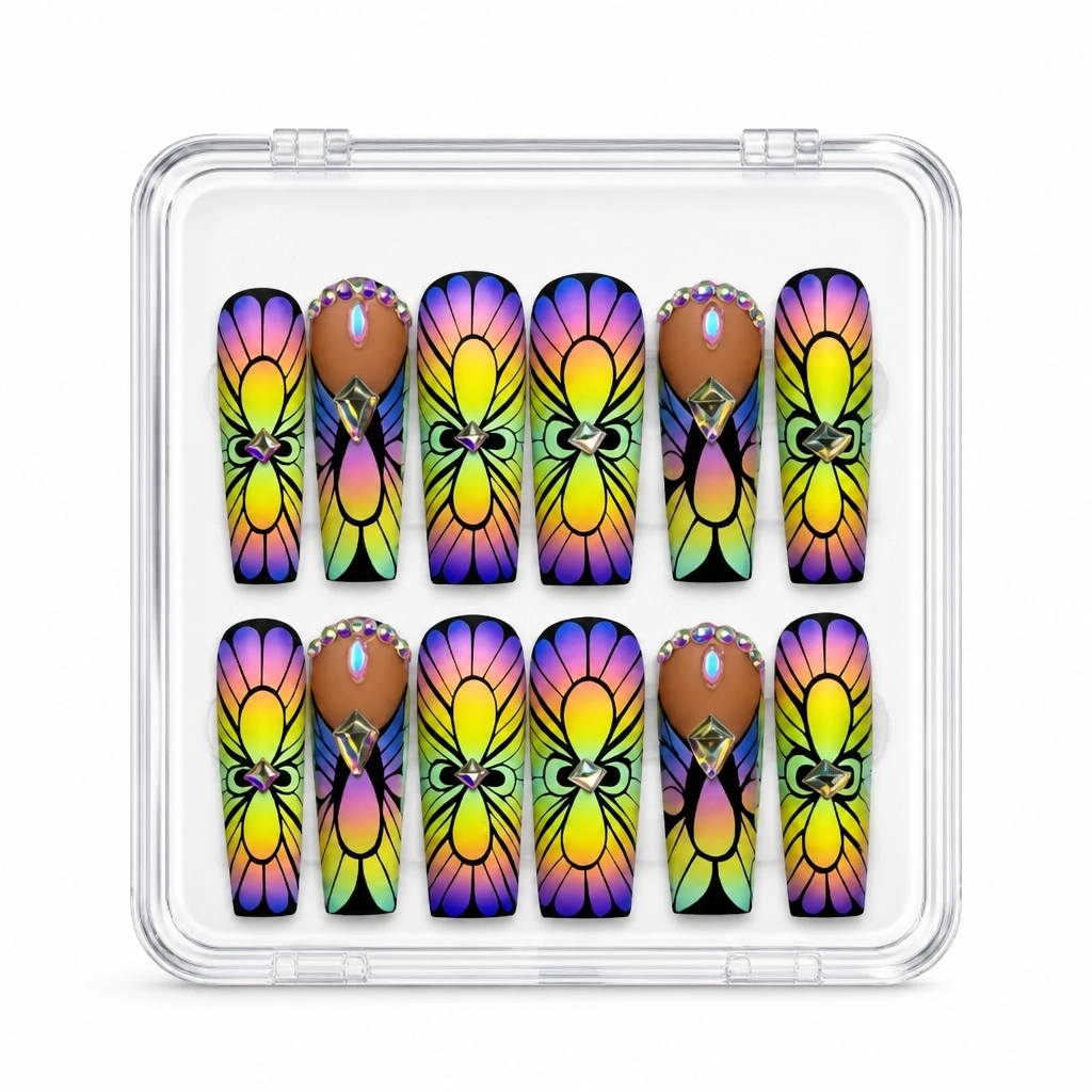 Press-on Nails Wholesale $14.90 Prismatic Wings by Yabe Vietnam