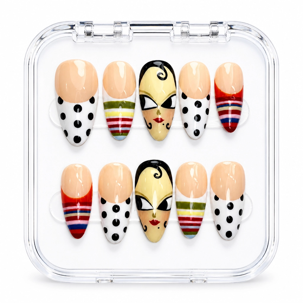 Press-on Nails Wholesale $14.90 Pop Art Glam by Yabe Vietnam