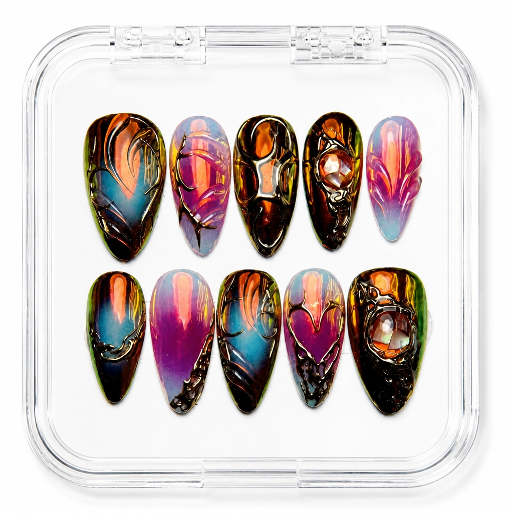 Press-on Nails Wholesale $14.90 Nebula Glimmer by Yabe Vietnam