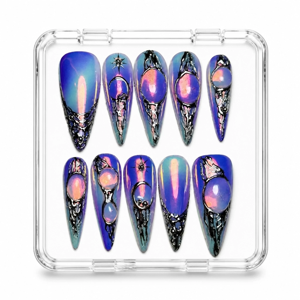 Press-on Nails Wholesale $14.90 Celestial Radiance by Yabe Vietnam