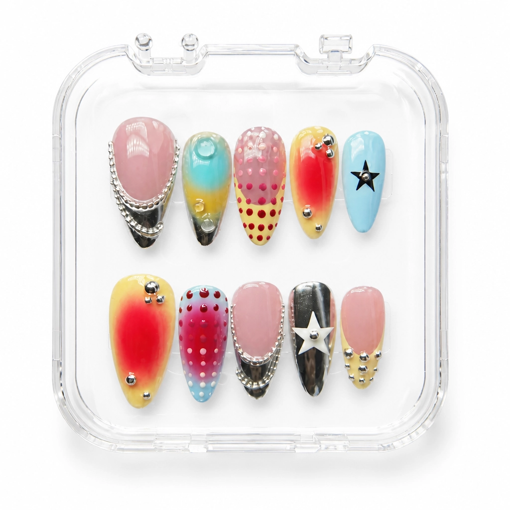 Press-on Nails Wholesale $14.90 Carnival Chic by Yabe Vietnam