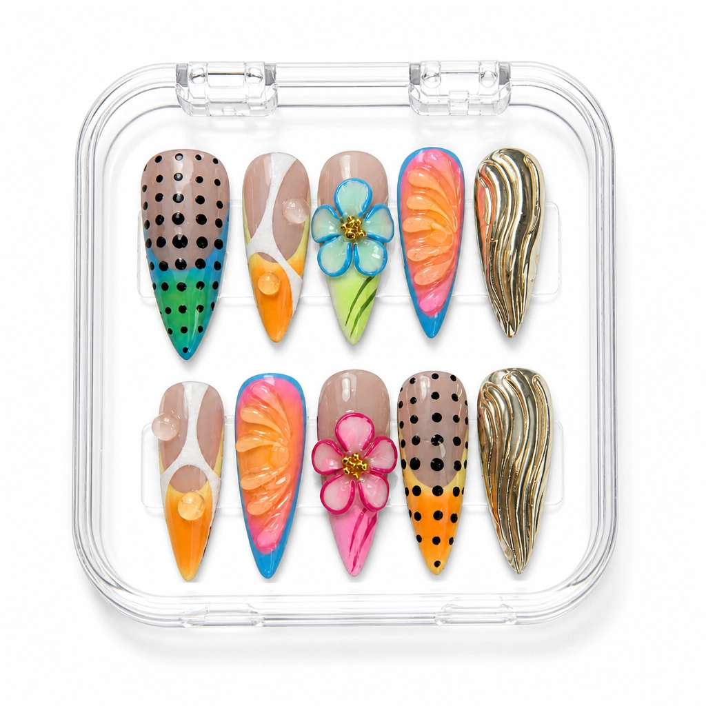Press-on Nails Wholesale $14.90 Dotty Chic by Yabe Vietnam