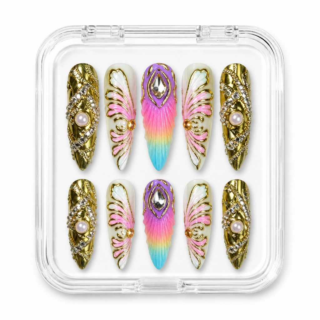 Press-on Nails Wholesale $14.90 Phoenix Majesty by Yabe Vietnam