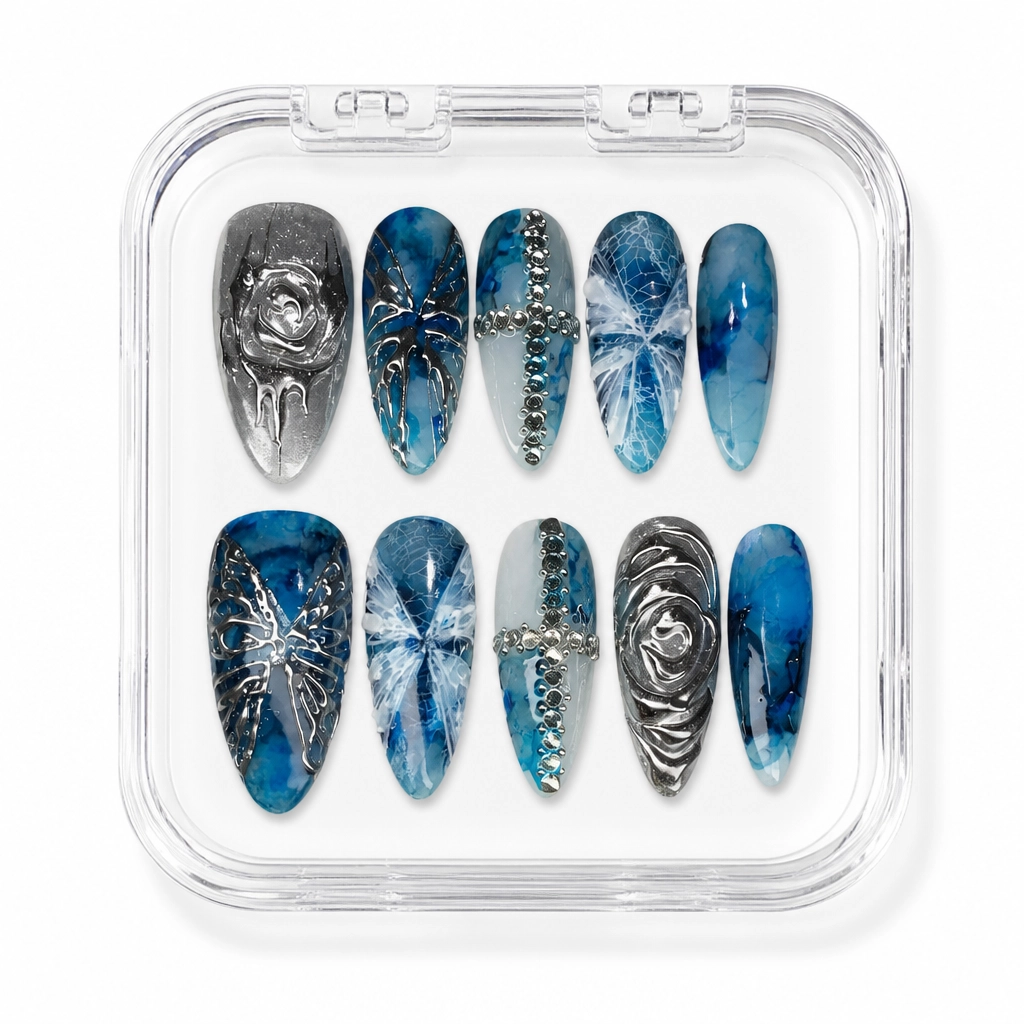 Press-on Nails Wholesale $14.90 Butterfly Bliss by Yabe Vietnam