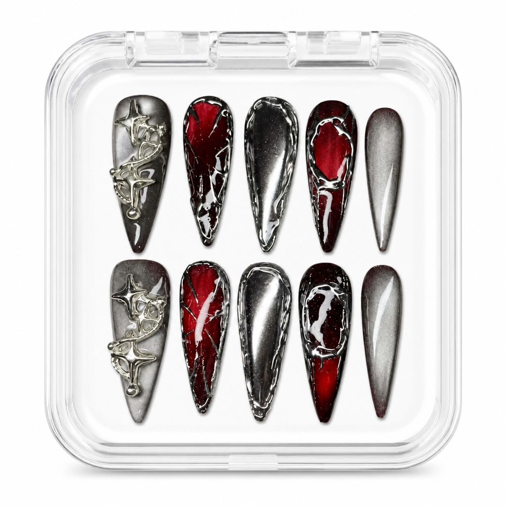 Press-on Nails Wholesale $14.90 Gothic Eclipse by Yabe Vietnam
