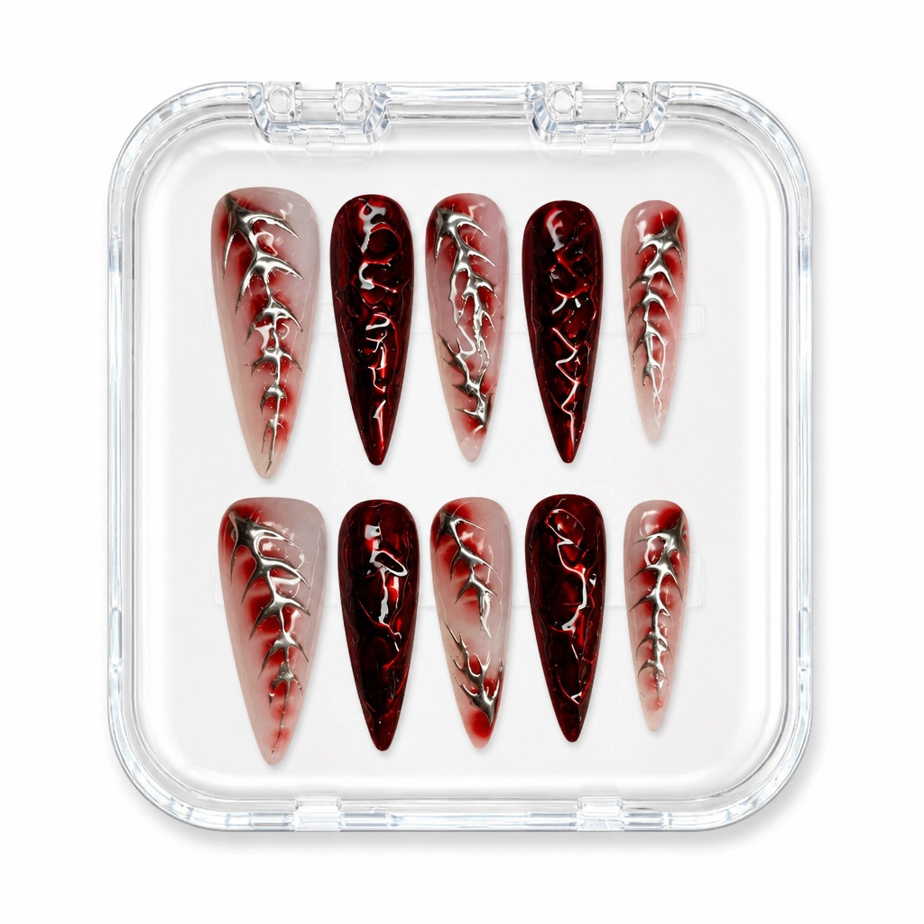 Press-on Nails Wholesale $14.90 Vampiric Spine by Yabe Vietnam