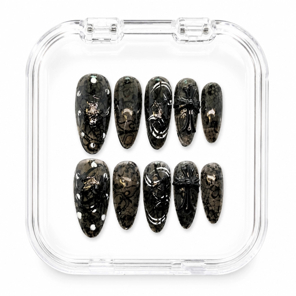 Press-on Nails Wholesale $14.90 Gothic Elegance by Yabe Vietnam