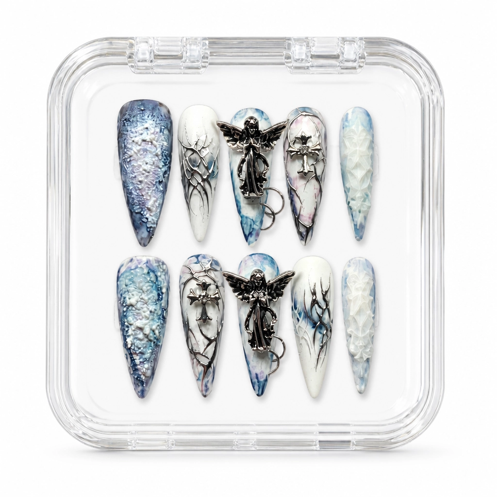 Press-on Nails Wholesale $14.90 Guardian Bliss by Yabe Vietnam