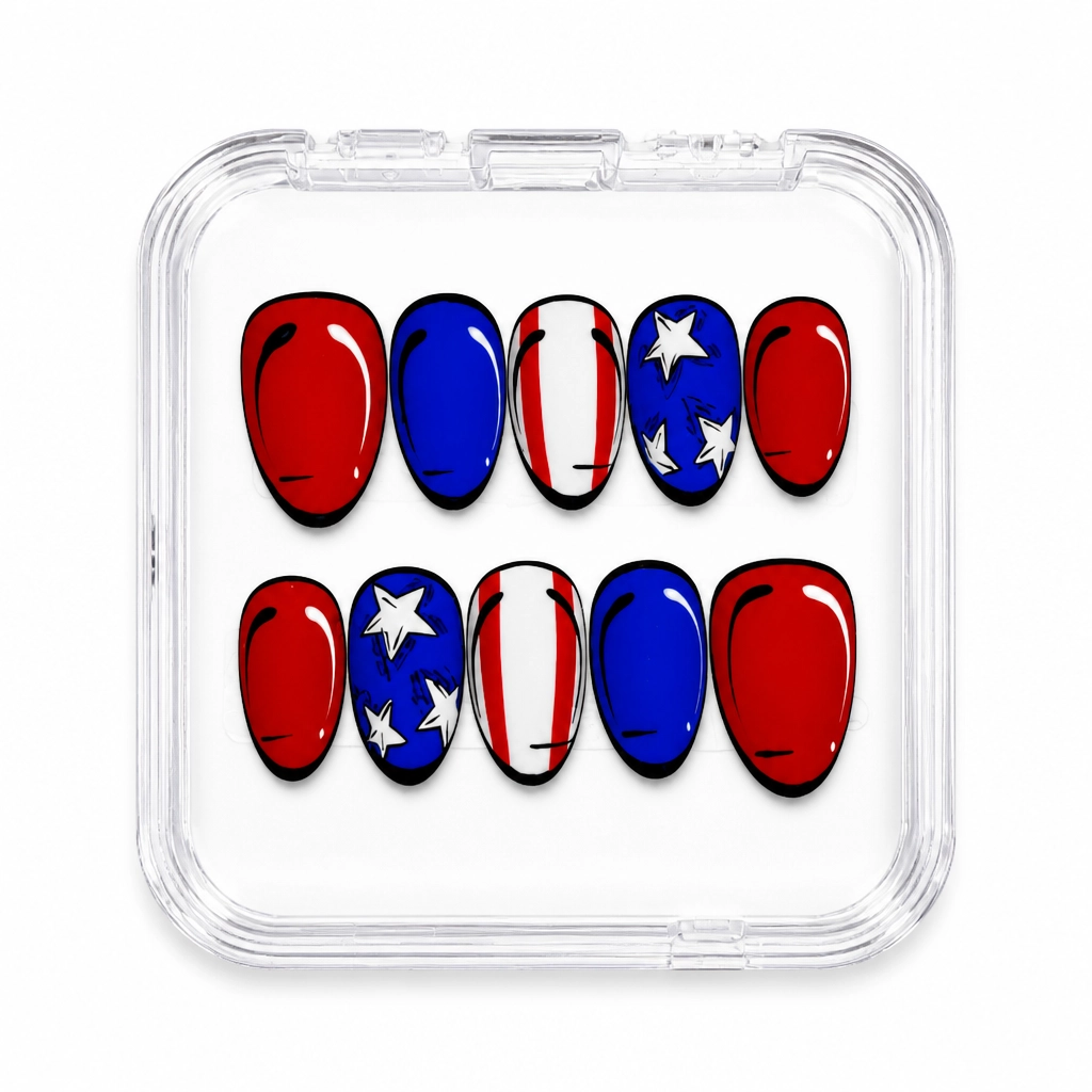Press-on Nails Wholesale $14.90 Comic Pop Glam by Yabe Vietnam