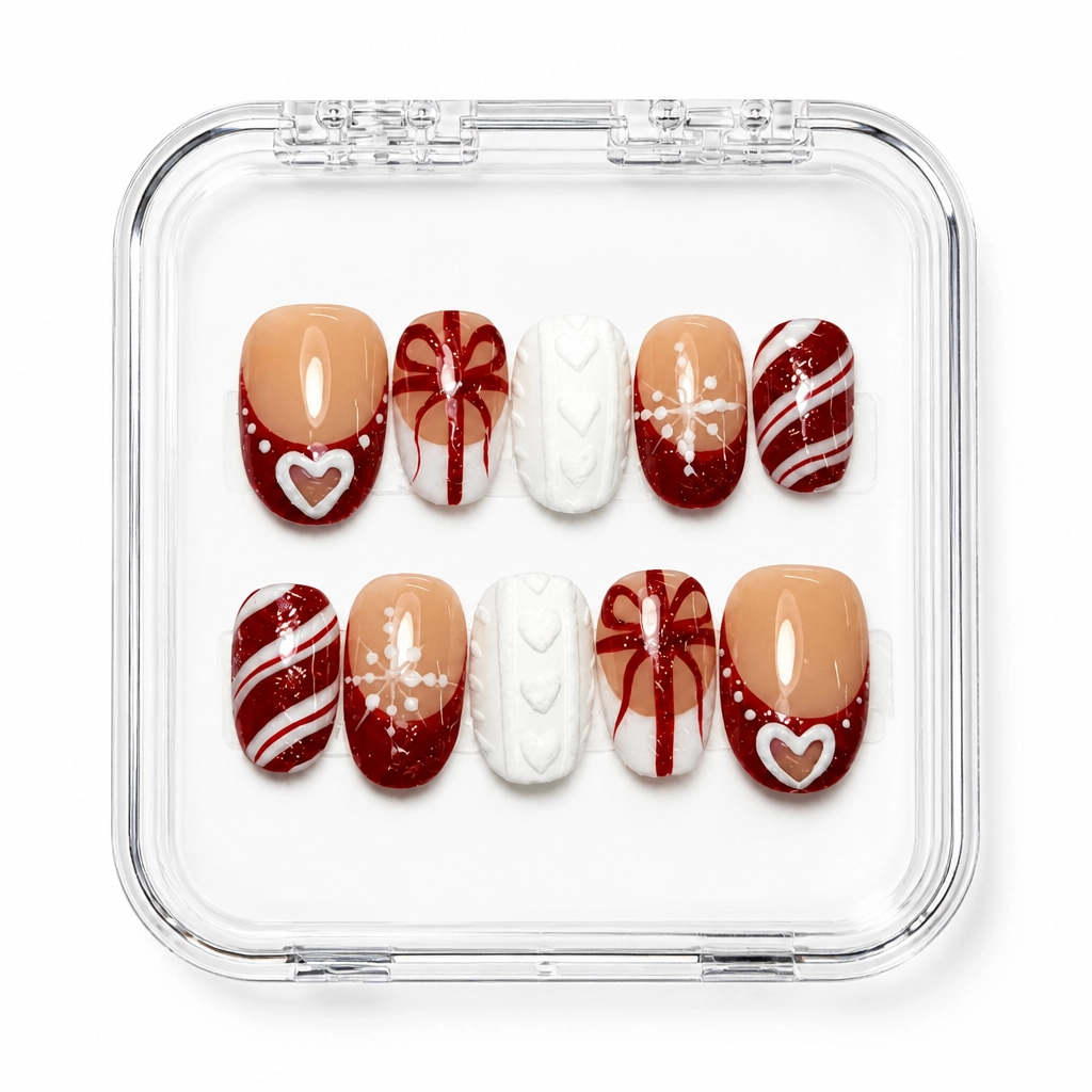 Press-on Nails Wholesale $14.90 Holiday Charm by Yabe Vietnam