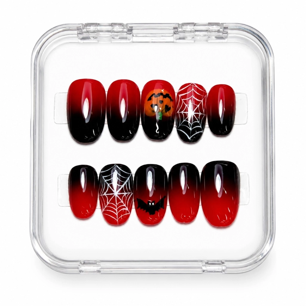 Press-on Nails Wholesale $14.90 Crimson Nightfall by Yabe Vietnam