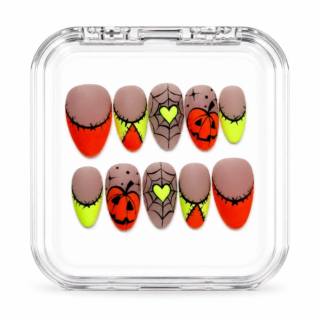 Press-on Nails Wholesale $14.90 Pumpkin Stitches by Yabe Vietnam