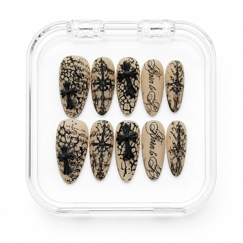 Press-on Nails Wholesale $14.90 Gothic Elegance by Yabe Vietnam