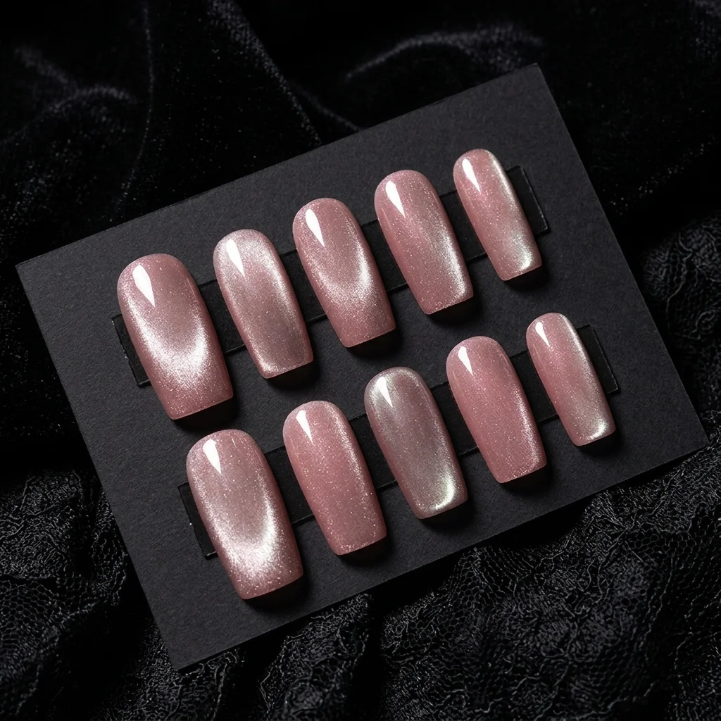 Press-on Nails Wholesale $1.90 Rose Quartz by Yabe Vietnam