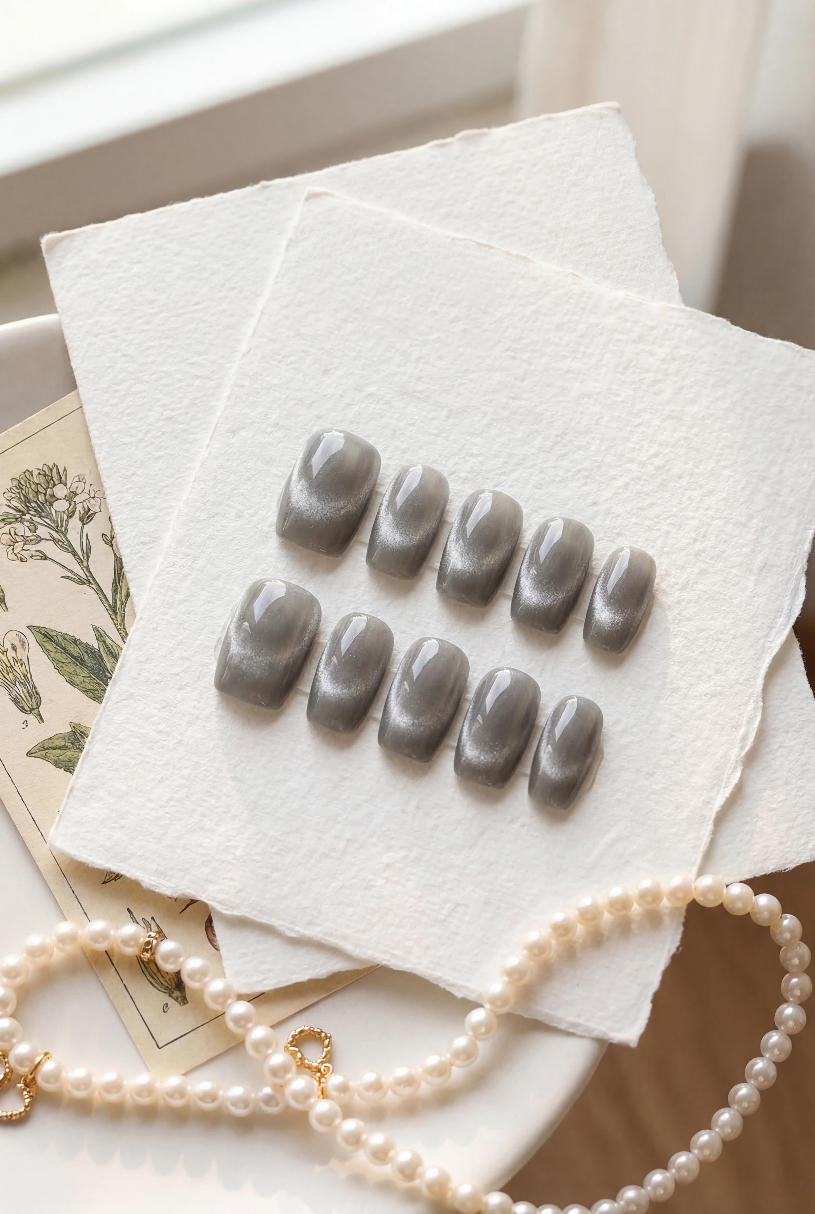 Press-on Nails Wholesale $1.90 Silk Moonlight by Yabe Vietnam