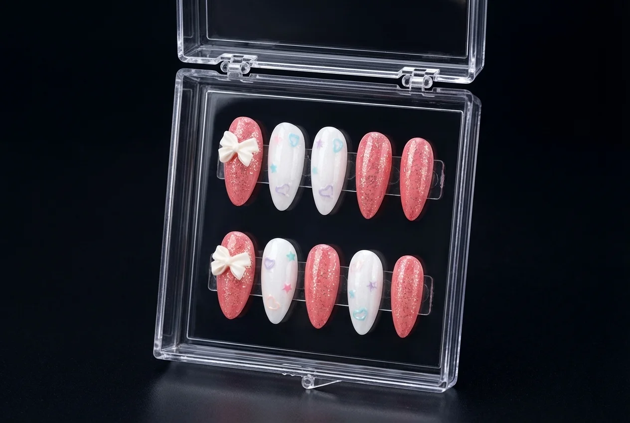 Press-on Nails Wholesale $3.90 Sweet Sparkle by Yabe Vietnam