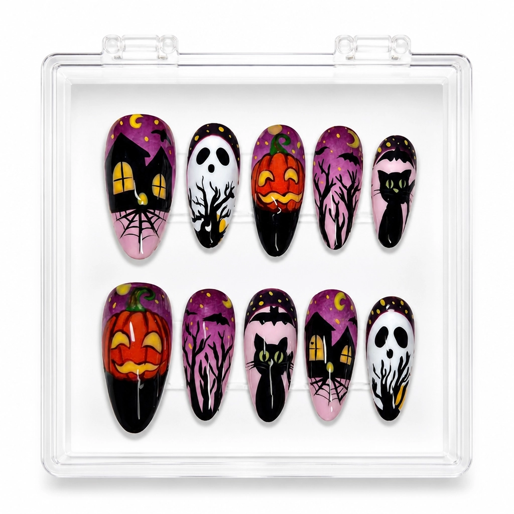 Press-on Nails Wholesale $14.90 Spooky Nails by Yabe Vietnam