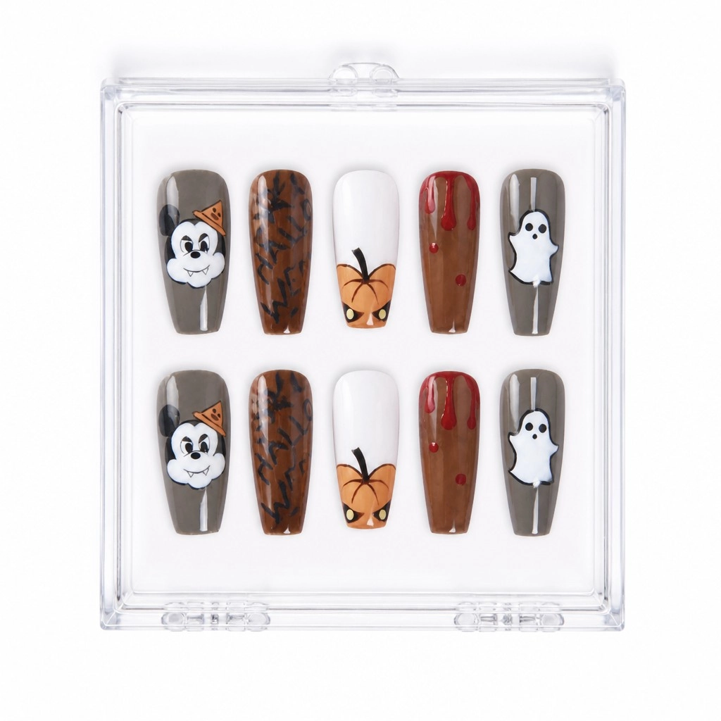 Press-on Nails Wholesale $14.90 Halloween Spook by Yabe Vietnam