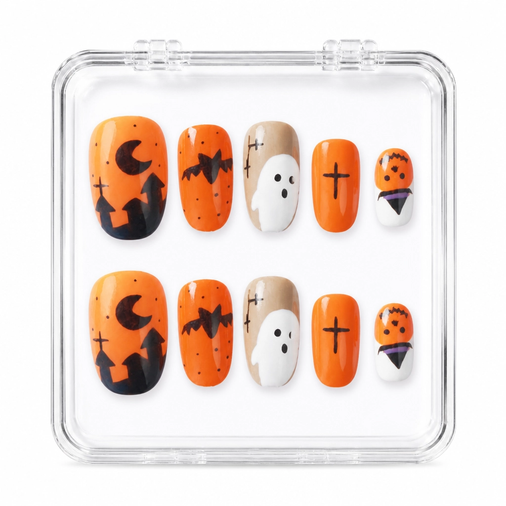 Press-on Nails Wholesale $14.90 Spooky Halloween Nails by Yabe Vietnam