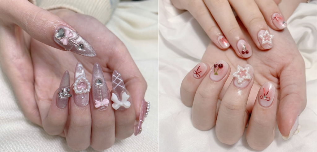 Nailbox thủ công phong cách trẻ trung từ 80 beauty Hà Nội