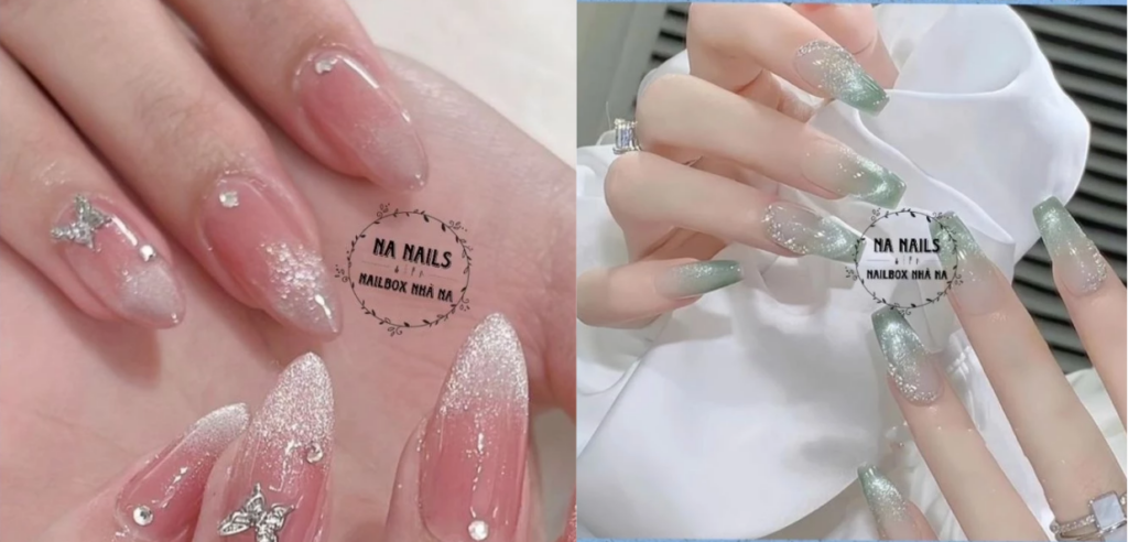 Mẫu nailbox thủ công ombre tinh tế từ NA Nails